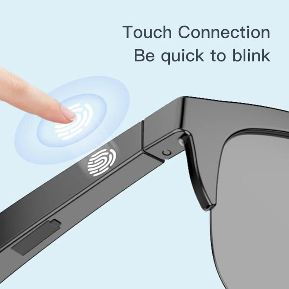 Smart Glasses Wireless Glasses Open Ear Music & Hands-Free Calling, For Men & Women, Polarized Lenses, Connect Mobile Phones And Tablets