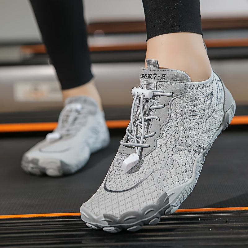 Men's Quick Drying Low Top Water Shoes, Bare Foot Comfy Wading Shoes For Outdoor Beach Walking Swimming Pool Party Indoor Training Yoga