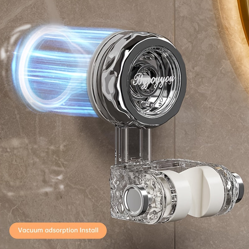 Musurjoy Easy-Install Shower Head Holder - No Drill, Suction Cup Wall Mount, Removable & Portable Design, Essential Bathroom Upgrade, Perfect for Halloween & Christmas Gifts