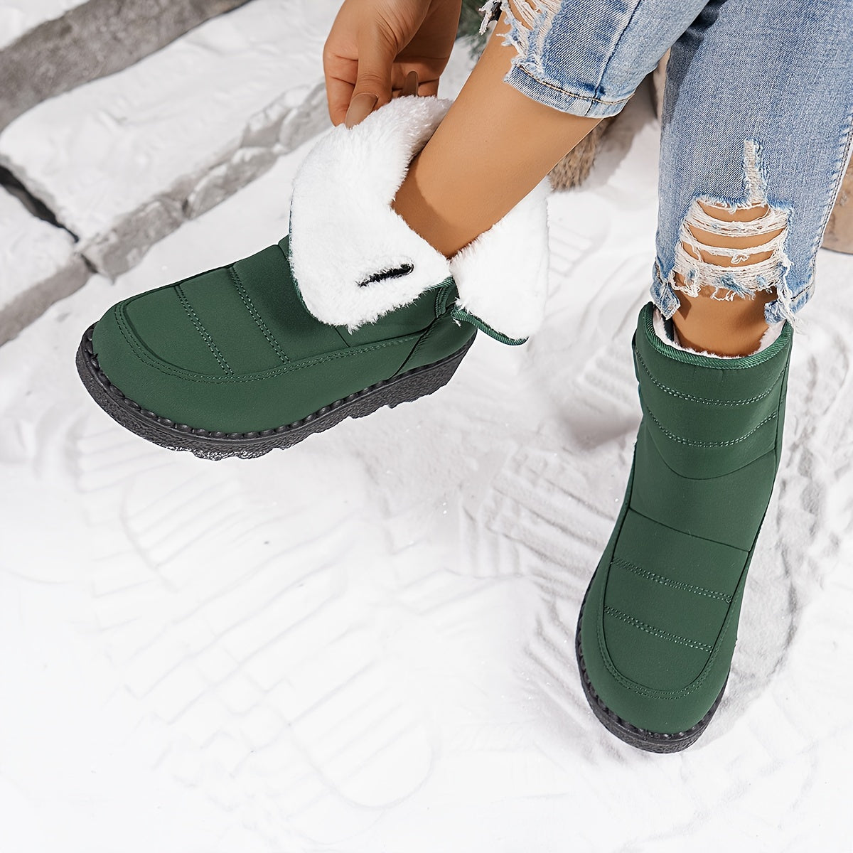 New Arrive Women Outdoor Anti Slip Snow Boots