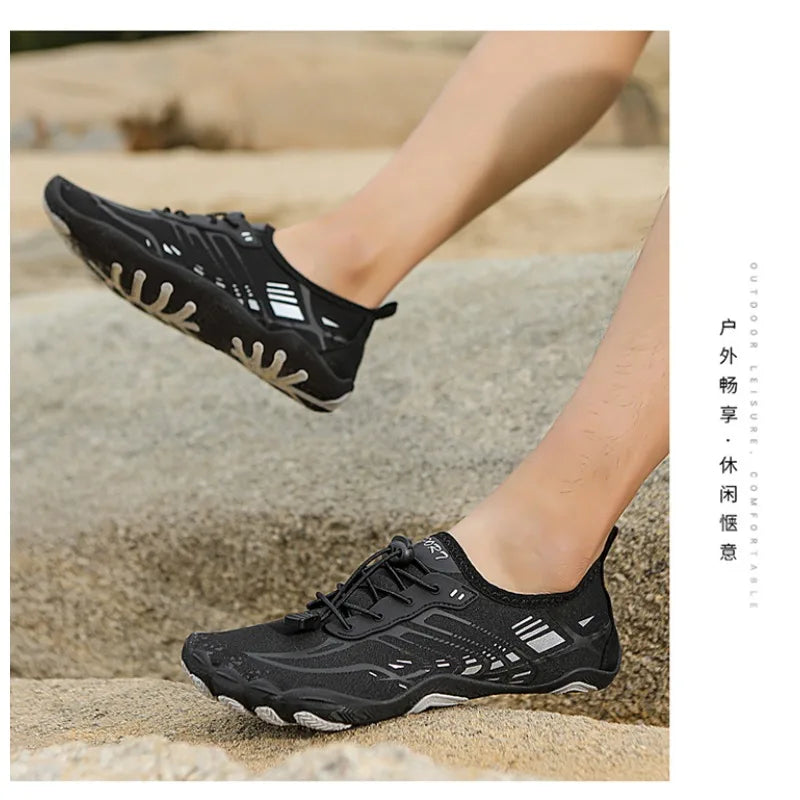 Unisex Swimming Water Shoes Women Men Barefoot Beach Shoes Breathable Sport Shoe Quick Dry River Sea Aqua Sneakers Beach Sneaker