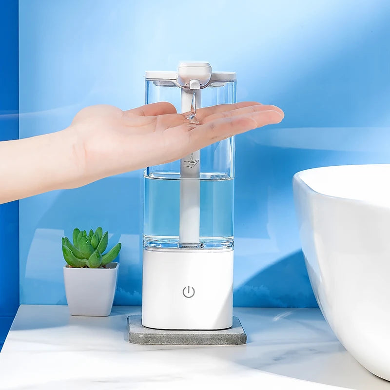 Hand Free 500ml Automatic Soap Dispenser Touchless Sanitizer Dispenser Smart Sensor Liquid Soap Dispenser for Kitchen Bathroom