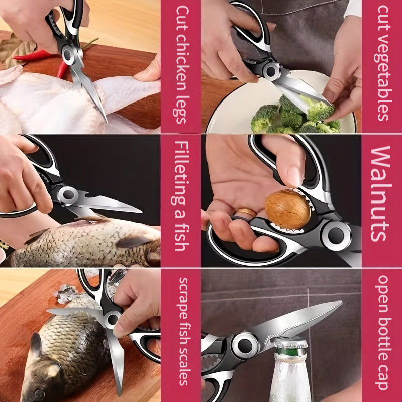 Multifunctional Stainless Steel Chicken Bone Scissors For Duck Fish
