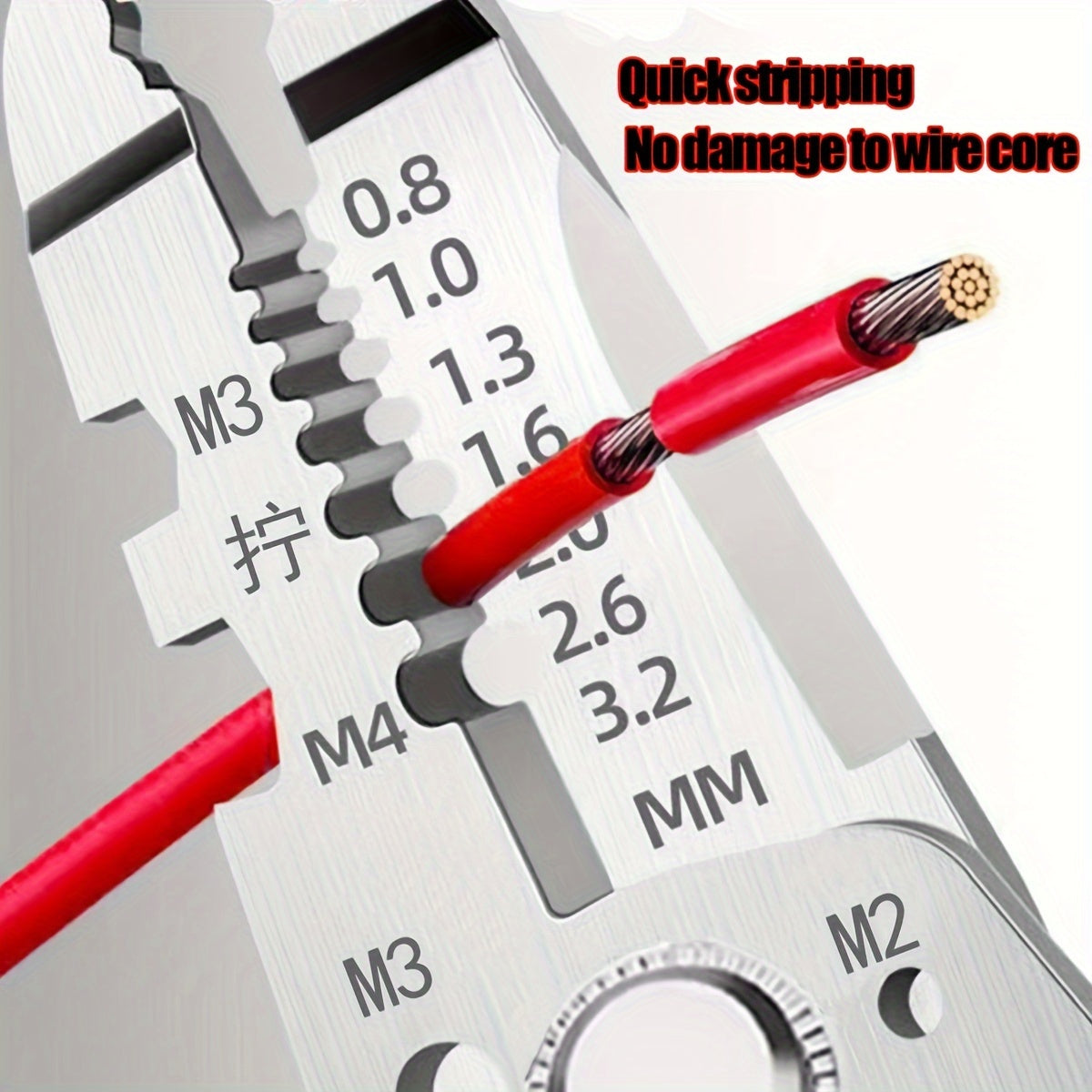 Multifunctional Wire Stripper and Cutting Pliers with Adhesive Handle - Perfect for Household Appliance Repair, Mechanical Repair, Electrician Wire Cutting, Crimping, Splitting, Winding and More